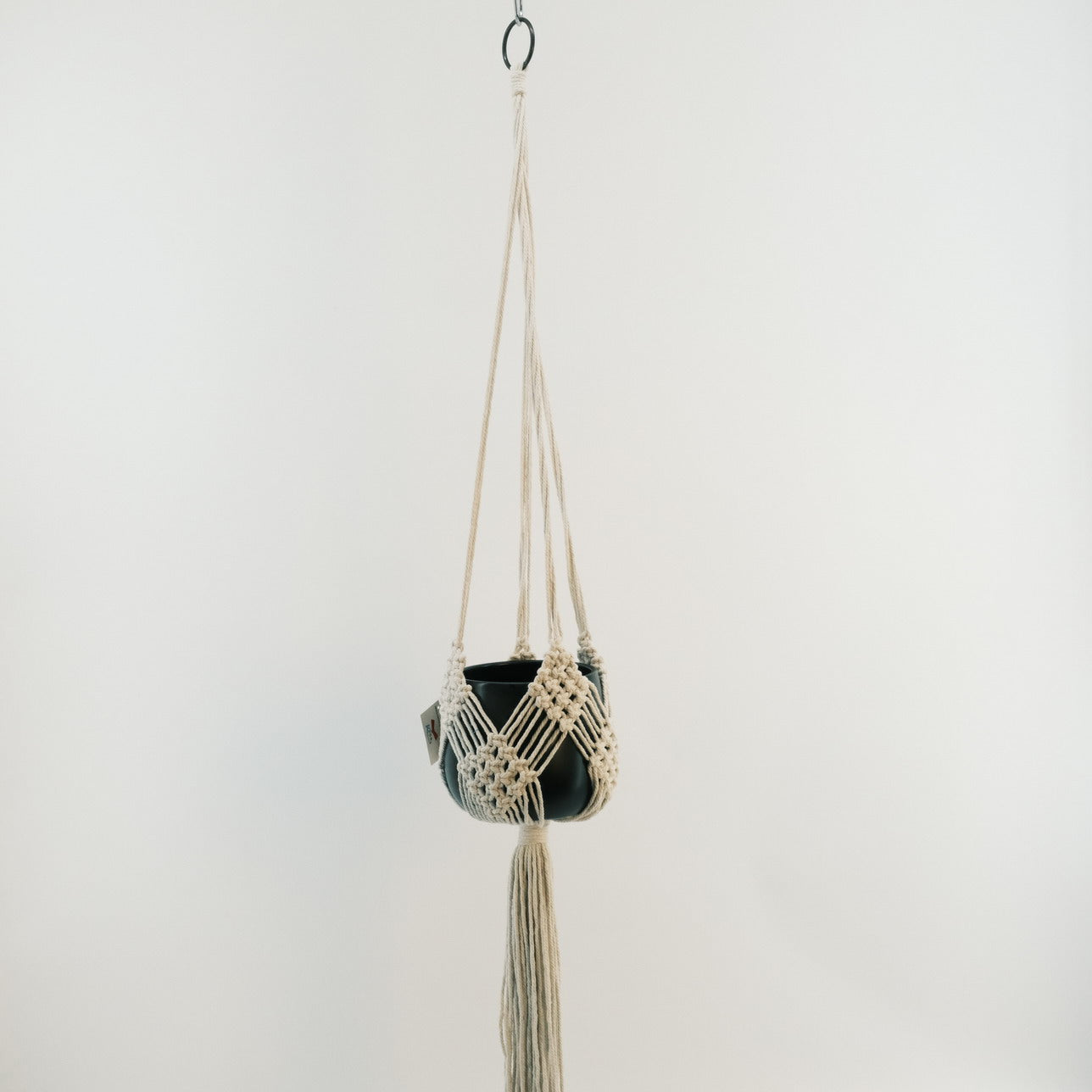 Boho Indoor Macrame Plant Hanger with Pot 2320038