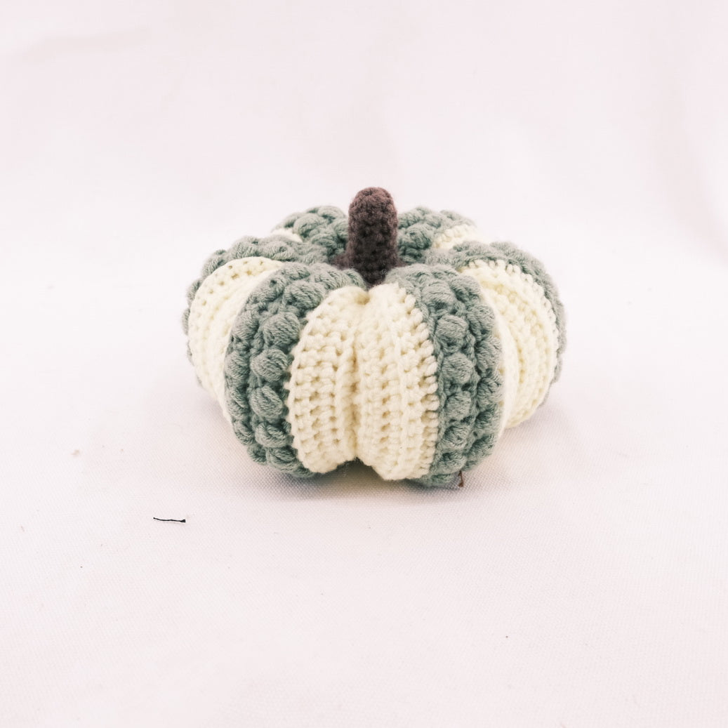 Crochet White Pumpkin Home Decoration CE20085