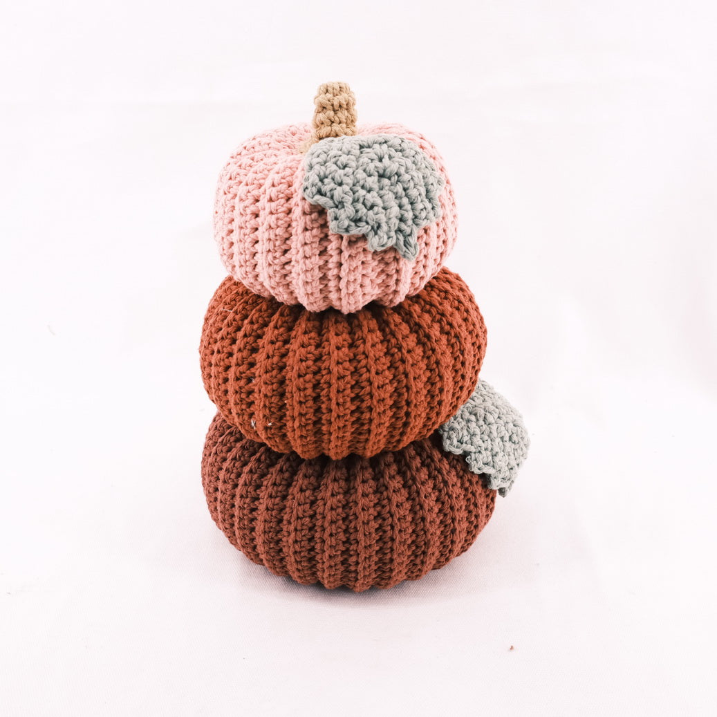 Crochet Orange Pumpkin Handmade Ornament CE20118