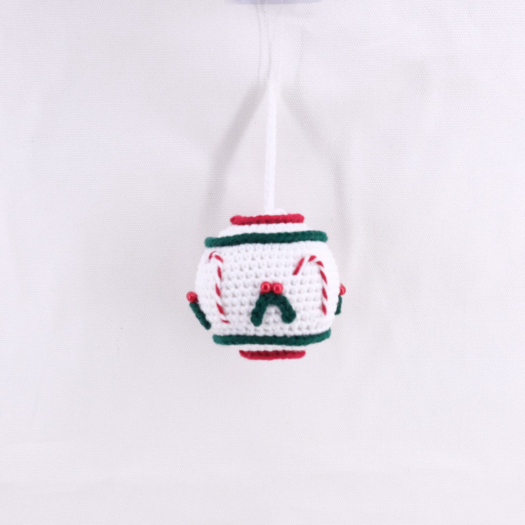 Crochet Bauble Christmas Decoration Supply CE20196