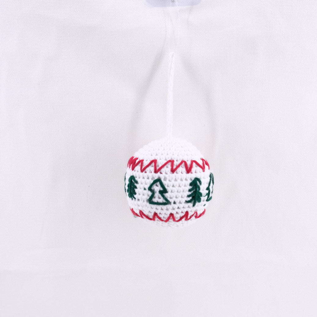 Crochet Bauble Christmas Decoration Supply CE20196