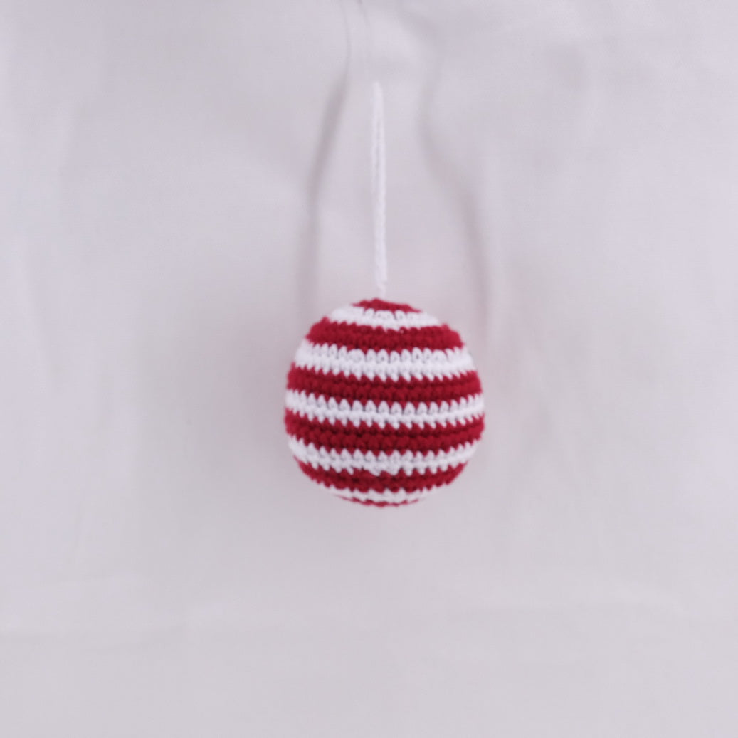 Crochet Bauble Christmas Decoration Supply CE20196