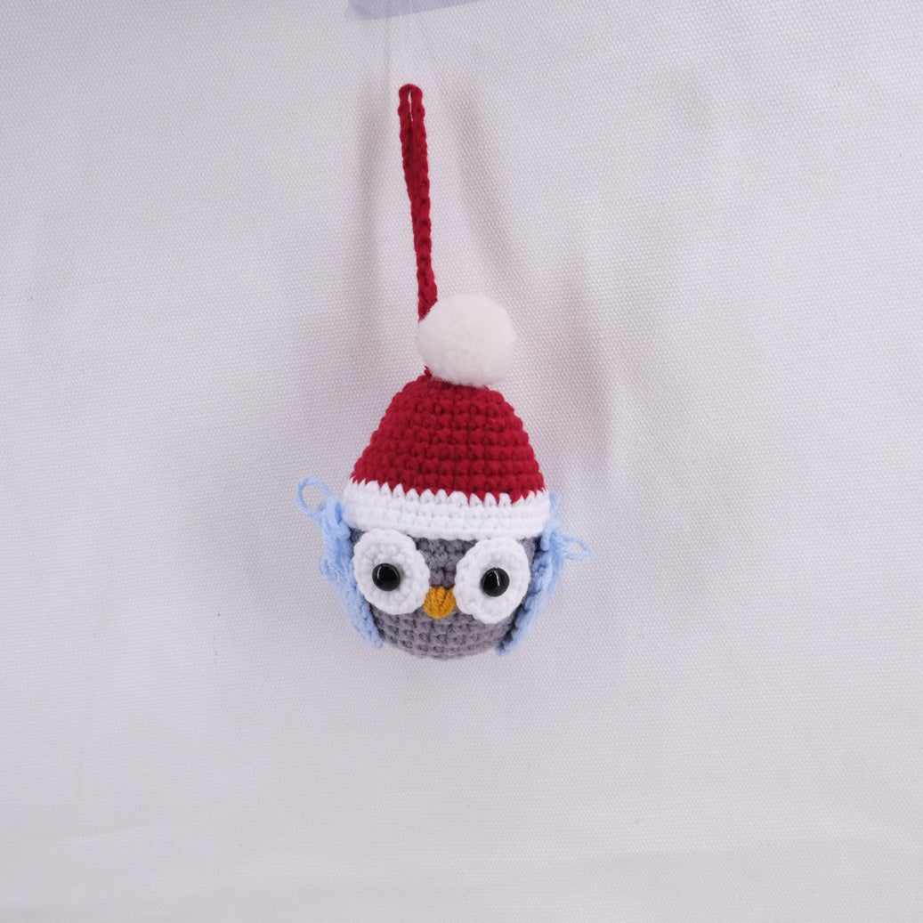 Crochet Christmas Mini House Handging Decoration CE20220