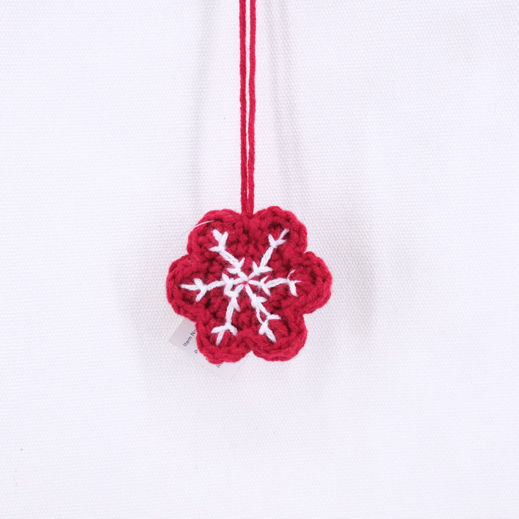 Crochet Christmas Snowflake Pendant CE20313