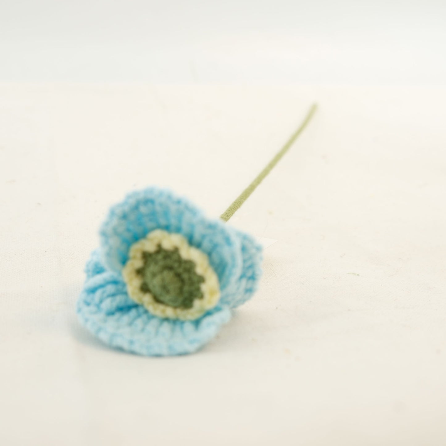 Crochet Flower Corn Poppy Indoor Vase Decoration CE30004