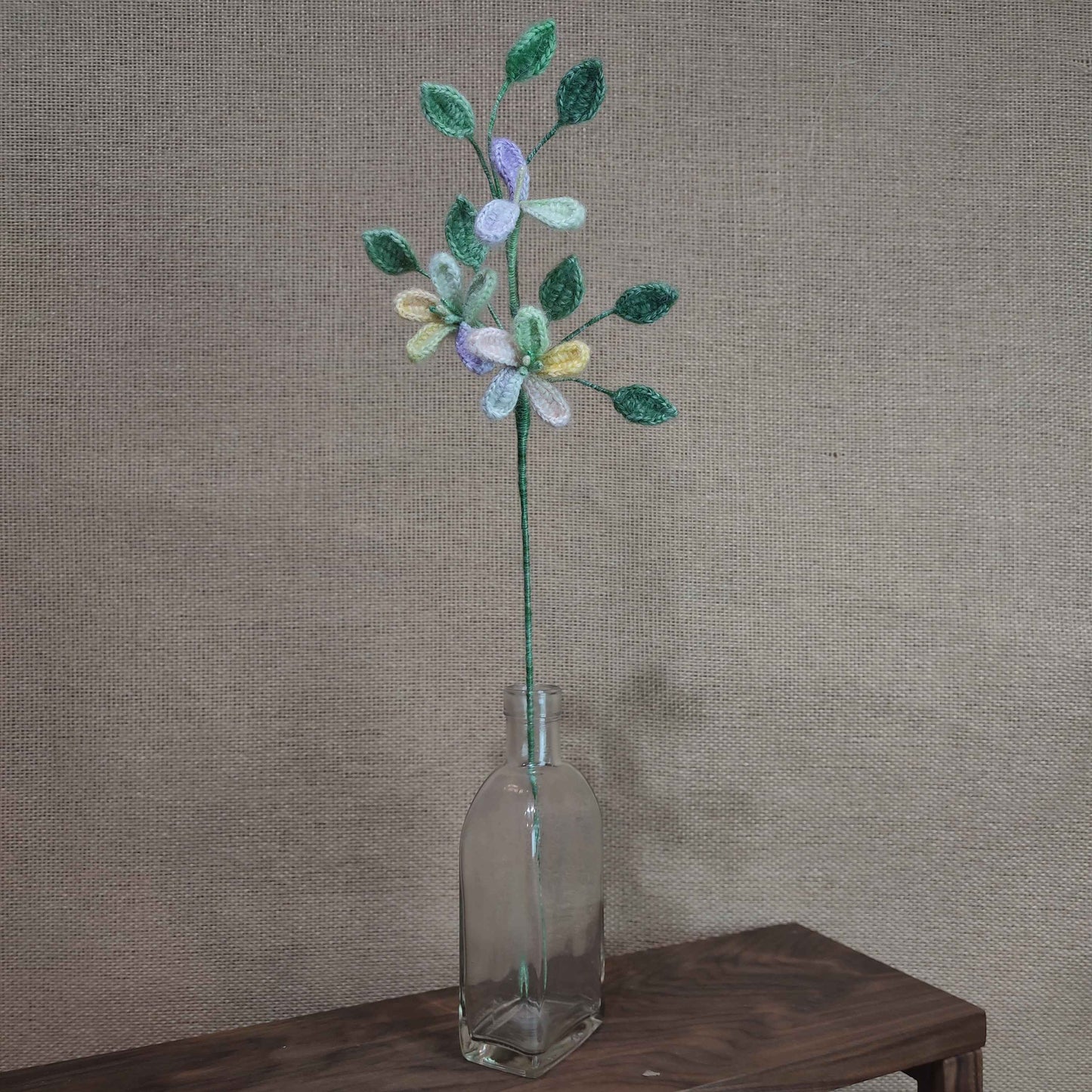 Crochet Mohair Flower CE30491
