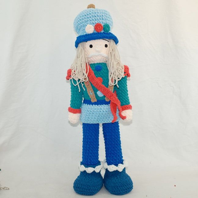 Crochet Nutcracker Handicraft Christmas Gift CF20459