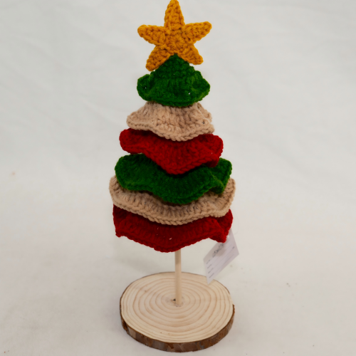 Layer Crochet Christmas Tree Ornaments CF20574