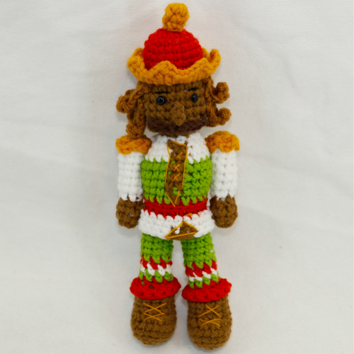 Crochet Nutcracker Keychain CF20612