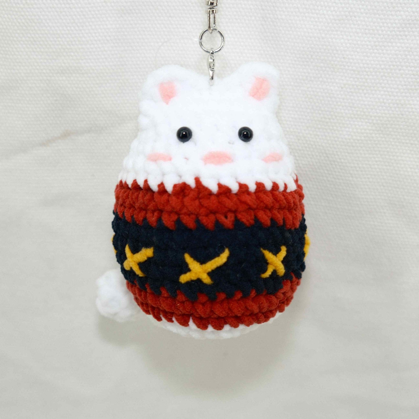 Crochet Cat Keychain Angel CF30256