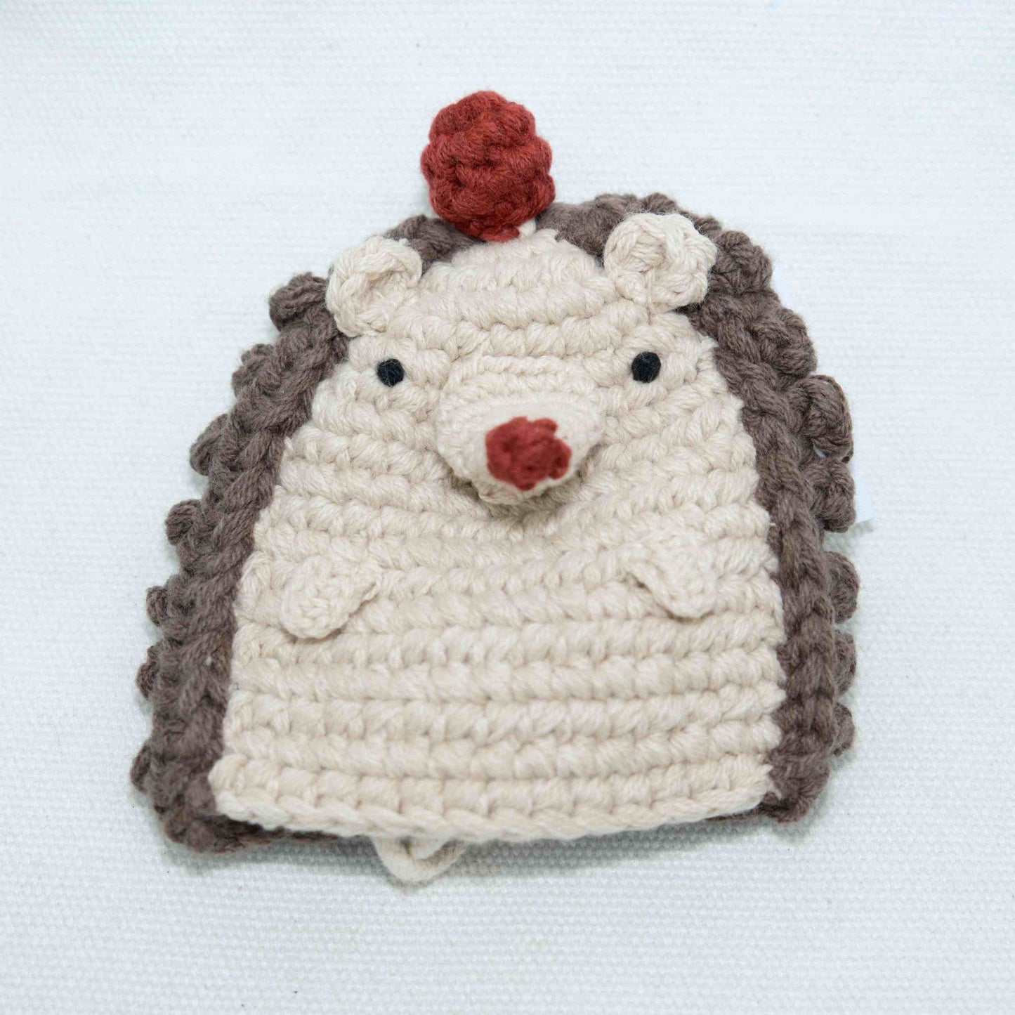Crochet Hedgehog Keychain Key Pouch CF30301