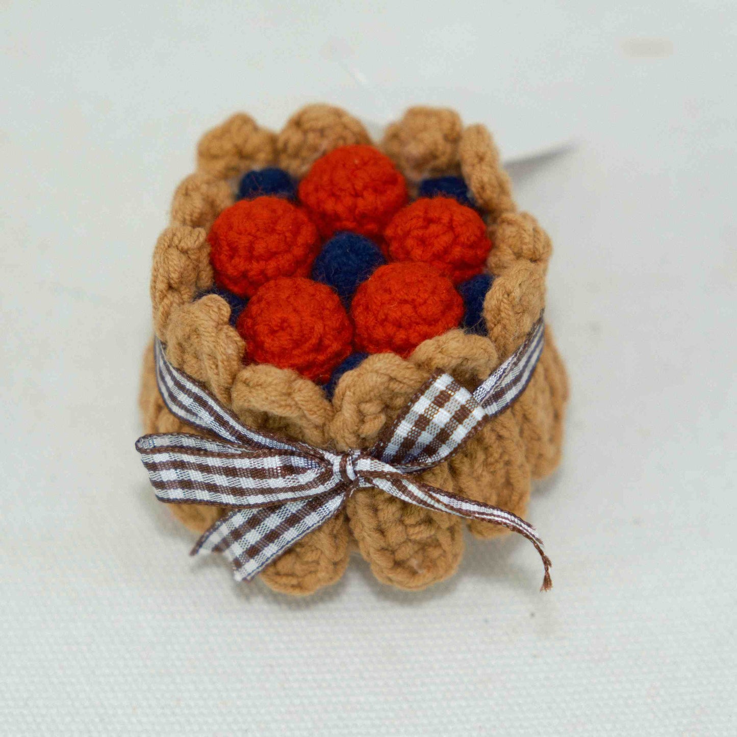 Crochet Mini Cake Gift Food Ornament CF30345