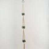 Plant hanger: Boho style macrame hand-woven flower hanging pot
