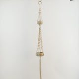 Plant hanger: Boho style macrame hand-woven flower hanging pot