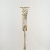 Plant hanger: Boho style macrame hand-woven flower hanging pot