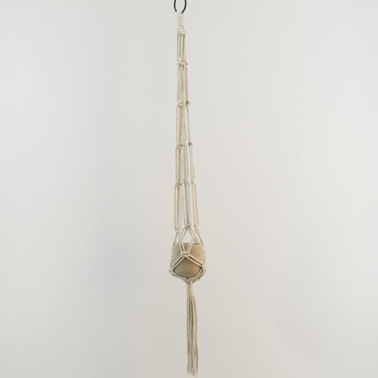 Macrame Plant Hanger with Ceramic Pot 2320007