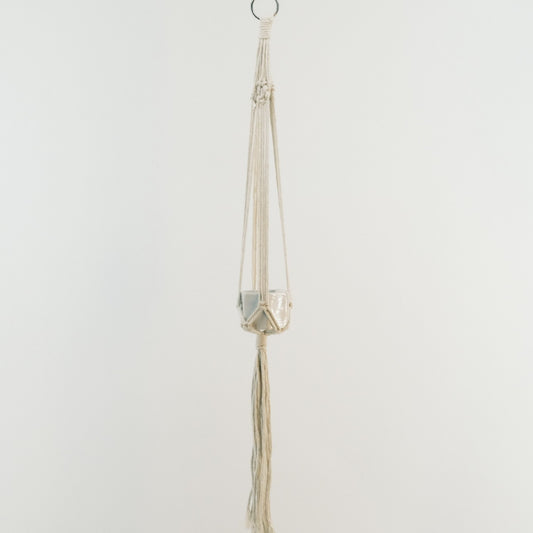Macrame Plant Hanger with Ceramic Pot 2320017