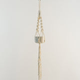 Plant hanger: Boho style macrame hand-woven flower hanging pot