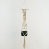 Plant hanger: Boho style macrame hand-woven flower hanging pot