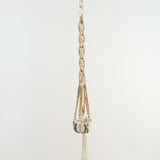Plant hanger: Boho style macrame hand-woven flower hanging pot