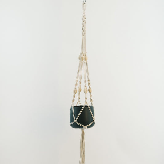 Macrame Plant Hanger with Ceramic Pot 2320029