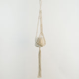 Plant hanger: Boho style macrame hand-woven flower hanging pot