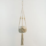 Plant hanger: Boho style macrame hand-woven flower hanging pot