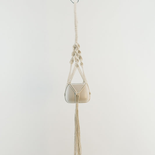 Macrame Plant Holder with Ceramic Pot 2320035