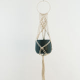Plant hanger: Boho style macrame hand-woven flower hanging pot