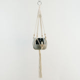 Plant hanger: Boho style macrame hand-woven flower hanging pot