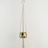 Plant hanger: Boho style macrame hand-woven flower hanging pot