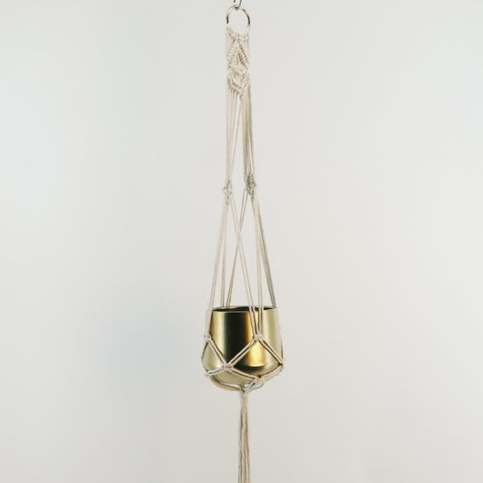 Plant Hanger with Metal Pot 2320057