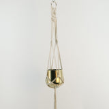 Plant hanger: Boho style macrame hand-woven flower hanging pot