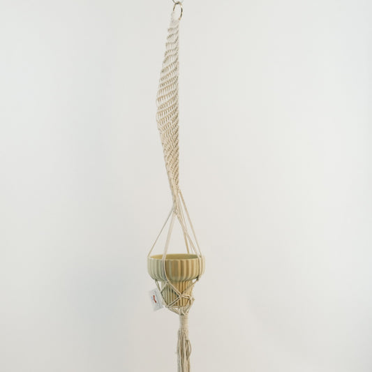 Macrame Hand Craft Vintage Pattern Plant Hanger 2320060
