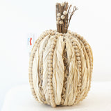 Natural seagrass pumpkin: Autumn Harvest Festival pumpkin eco-friendly decoration