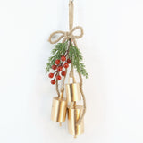 Christmas bell: Unique design of exquisite Christmas Jingle metal bell decorations