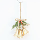Christmas bell: Unique design of exquisite Christmas Jingle metal bell decorations