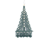 Macrame Christmas tree: Hand-woven Christmas tree wall decorations