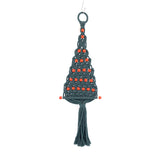 Macrame Christmas tree: Hand-woven Christmas tree wall decorations