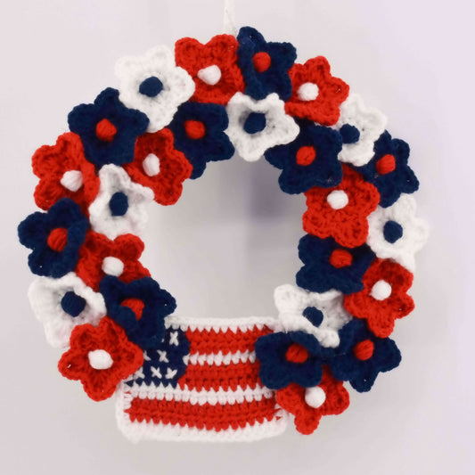 American Flag Wreath Patriotic Decoration CE20010