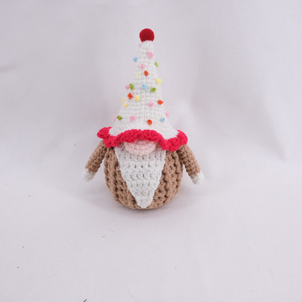Crochet Christmas Gingerbread Gnome CE20072