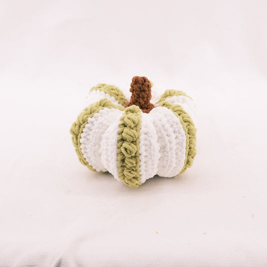 Ice Yarn Crochet White Pumpkin Cute Gift CE20093
