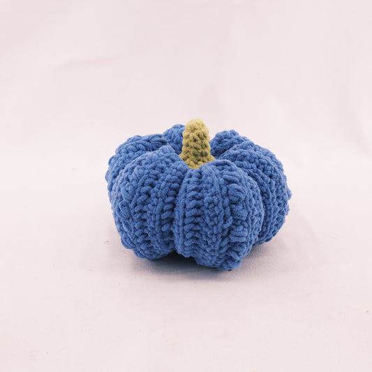 Crochet Ice Yarn Blue Pumpkin Halloween CE20095