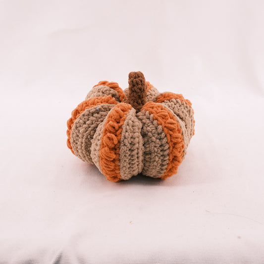 Crochet Ice Yarn Pumpkin Orange and Brown CE20098