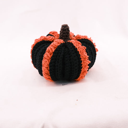 Crochet Pumpkin Halloween Black and Yelow CE20103