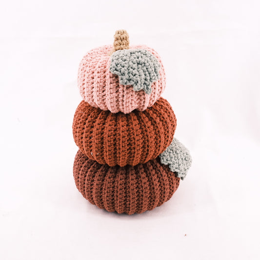 Crochet Orange Pumpkin Handmade Ornament CE20118