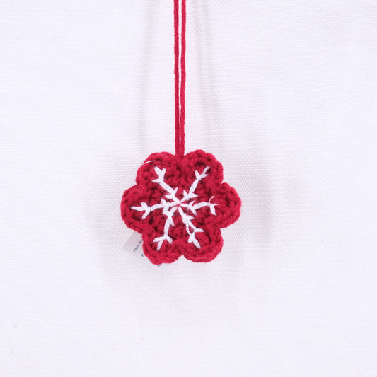 Crochet Christmas Snowflake Pendant CE20313