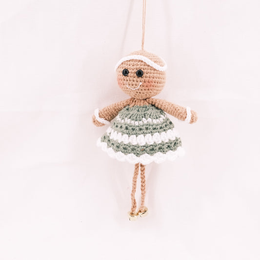 Crochet Christmas Gingerbread Man Pendant CE20332