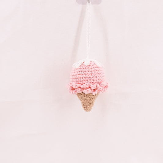 Crochet Christmas Ice Cream Pendant CE20335
