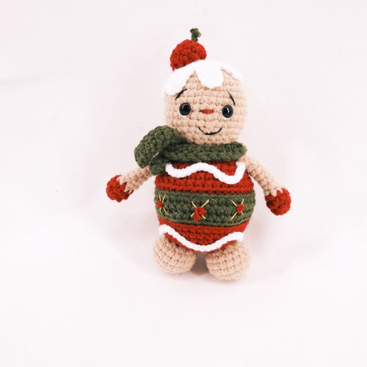 Crochet Christmas Gingerbread Man Pendant CE20341